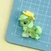 Novos Acessórios DIY de Resina, Acessórios de Cabelo My Little Pony Transparentes que Brilham no Escuro, Pingentes para Sapato Crocs, Ímãs para Celular e Geladeira, Peças de Resina