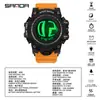Reloj Electrónico Popular Sanda Transfronterizo para Shopee con Números Grandes, Reloj de Pulsera Multifuncional Impermeable para Estudiantes con Función de Levantar para Iluminar, Reloj Deportivo