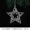 Alas de Ángel de Cristal Transparente Acrílico Adorno Colgante Navideño Colorido para Coche Decoración de Tira de Hielo de Plástico para Coche
