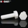 Parafusos de Cerâmica de Zircônia São Resistentes a Altas Temperaturas e Resistentes à Corrosão Parafusos com Cabeça Sextavada Externa/Interna M3-M8 Adequados para Aplicações de Nova Energia