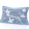 Envío gratis fábrica de toallas para almohada de adulto algodón grueso gasa toalla para almohada pareja de bodas bufanda toalla para almohada de estudiante venta al por mayor