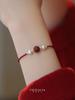 Pulseira de Casal Comemorativa do Zodíaco com Fio Vermelho, Pérola de Lótus Dourada e Pérola de Água Doce, Novo Modelo 2026 Pulseira Vermelha