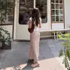 Falda Larga de Gasa Floral Estilo Francés para Mujer, Diseño de Cintura Alta de Verano, Falda de Hada de Nicho, Falda Larga de Sirena Petite