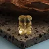 25 Nuevos Accesorios de Joyería de Cristal de Fresa Natural Colgante Tallado de Zorro Pixiu Garra de Gato Colgante para Pulsera DIY Hecho a Mano