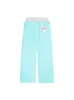 Pantalones de pierna ancha de doble cintura con estampado de lunares estilo americano para mujer, nuevo estilo casual perezoso suelto con cordón, otoño 2026