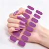 Pegatinas para Uñas con Purpurina de Color Sólido Sin Hornear Removibles Pegatinas para Uñas con Pegamento de Gelatina Suministro Directo de Fábrica Origen Seguras para Mujeres Embarazadas