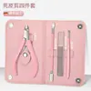 Set de Tijeras para Piel Muerta, Herramientas Profesionales para Manicura, Set de Empujador y Lima de Acero, Pinzas Especiales para el Cuidado de las Uñas, Cortauñas para Uso en Casa