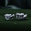 Cuentas para Grifo de Plata Pura 999 Paspartú de Grifo de Plata de Ley Retro Joyería Tejida a Mano con Cuerda Roja Accesorios