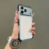 Capa de Celular Acrílica Transparente com Airbag Colorido para iPhone 18 Pro Max Apple 17 Capa Protetora à Prova de Queda