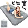 Colchón Inflable de Terciopelo para Camping, Cojín Inflable para Exteriores, Colchoneta Inflable para Dormir de Ocio en Casa, Colchón Inflable Conveniente