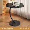Mesa Auxiliar para Sofá para Uso Doméstico, Dormitorio, Sala de Estar, Mesa de Café Pequeña, Mesa de Noche, Mesa Redonda Pequeña para Balcón, Mesa Pequeña Estilo Vintage, Estante de Almacenamiento