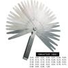Calibrador de folga de 75-300 mm calibre de espessura combinado calibrador de folga calibrador de folga 0,01-1 mm polegada métrica clipe folha de latão