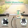 Soporte de teléfono de silicona para bicicleta, soporte para moto de equilibrio, accesorios para teléfono móvil, soporte de navegación para ciclismo al aire libre