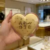 Caja de Regalo para Pastel con Forma de Corazón Dorado Waterway Tienda Dorada 520 Regalo de San Valentín para Novia Esposa Regalo de Boda Transmisión en Vivo Venta al por Mayor