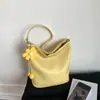 Bolsos de Mujer de Nueva Nicho Transfronterizos 2025 Nuevo Bolso Cruzado de Correa Única de Alta Gama con Textura Versátil Bolso de Mano Bolso Cubo