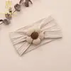 Diadema para la Fontanela de Bebé Europea y Americana Joyería para la Cabeza de Flor de Cinco Pétalos para Niñas Diadema Infantil Color Morandi