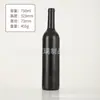 Fabricante Garrafa de Vinho Tinto Personalizada Garrafa Alta Sub-Preto Brilhante 750ml Boca Reta Garrafa de Vidro Transparente Vinho Fosco