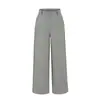 Calça de Terno Casual Estilo Old Money Feminina Outono Nova Moda Versátil High-End Solta Emagrecimento Perna Larga Perna Reta Calça Longa