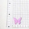 Mariposa Transparente Simulada con Puntos Polka Accesorios de Resina para Manualidades Pasador Decoración de Zapatos Llavero Colgante Materiales
