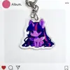 Chaveiro My Little Pony Acrílico Transparente Key Desenho Animado Periférico Pingente Decorativo Patch Perfurado