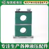 Abrazadera de tubería hidráulica de alta resistencia aleación de aluminio abrazadera de tubería de plástico doble orificio dúplex abrazadera de tubería de aceite marina