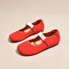 Zapatos de salón de corte bajo 2026 nuevo modelo Mary Jane para mujer, estilo ballet, ligeros, suela suave de verano, zapatos casuales inspirados en Chanel con cierre de velcro