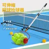 Coletor de Bolas de Pickleball Atacadista Fabricante Transfronteiriço Rolo Coletor de Bolas de Tênis Haste Retrátil Conveniente Coletor de Bolas