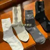 Calcetines para Mujer Primavera y Otoño Estilo Nuevo Calcetines de Media Pantorrilla con Diseño de Estrella de Cinco Puntas, Versátiles y Modernos, Absorbentes de Sudor Estilo Coreano Calcetines Largos