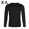 Camiseta deportiva de manga larga con cuello redondo de secado rápido, estampada con publicidad cultural, ropa para actividades, LOGO estampado, ropa grupal, bordado al por mayor