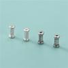 Cuentas de cubo vintage de plata esterlina S925, accesorios para manualidades, pulseras de cuerda de cuentas hechas a mano, collares, joyería, material, bolsa
