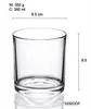 Copo de Vidro Material Branco Alto Corpo Reto Capacidade Grande Espessa Copo de Água Copo para Enxaguar a Boca de Hotel Copo para Escova de Dentes Fundo Espesso Copo para Bebidas Copo de Chá