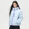 Chaqueta de Algodón con Capucha Ligera acanalada Estilo Americano Jack Chuan Yang Invierno Hombres y Mujeres Engrosada Cálida Ropa de Invierno Chaqueta Abrigo de Algodón Mujer de Moda