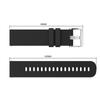 Correa de Silicona Adecuada para Garmin Vivoactive5 Venu/Vivomove Hr Hebilla de Cuadros Pequeños Acabado Arenado Pulsera