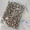 Pacote inteiro atacado 1440 acessórios para unhas branco plano em forma de diamante em forma de diamante grande tamanho pequeno mini gota de água amor diamante transparente