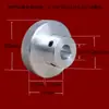 Rueda de Mano Redonda Máquina Herramienta Manija de Rueda de Mano Rueda Aleación de Aluminio Rueda de Mano Moleteada Disco Tornillo Superior Tornillo Deslizante Perilla Negra