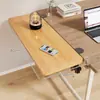 Placa de extensión de escritorio, uso en oficina, no requiere taladro, panel de mesa extensible, soporte de brazo plegable, bandeja para teclado