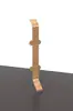 Rodapé Simples de Liga de Alumínio com Textura de Madeira 6cm Metal Estilo Madeira Original Noz Espessado Liga de Alumínio Fácil Instalação