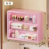 Caja de Almacenamiento de Cosméticos Seleccionados Cuidadosamente Estante de Almacenamiento Montado en la Pared para Baño Dormitorio Estante de Almacenamiento sin Perforaciones