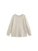 Suéter Casual de Punto Redondo para Mujer Talla Grande, Top Básico para Mujer, Invierno 2026, Tejido Holgado y Relajado para Mujeres Talla Grande, 23513