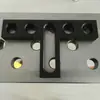 Plataforma de soldagem flexível 3D em estoque, régua angular de posicionamento de plataforma com sistema de furos D28, régua de posicionamento reta