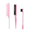 Cepillo doble para cejas cepillo de doble uso nuevo cepillo para tinte de cabello cepillo para cejas cera para el cabello cuidado del cabello peine para peluca herramientas de pincel de maquillaje