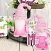 Decoraciones de Muñeco Sin Rostro para el Día de la Madre Transfronterizas Lindo Duende Rudolph Tulipán Adornos de Amor Regalos Festivos