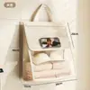 Artefato de Armazenamento de Roupas de Banheiro Bolsa de Roupas à Prova d'Água Artefato de Armazenamento de Roupas Limpas para Banheiro Bolsa Suspensa à Prova d'Água para Banho de Dormitório