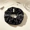 Lindo Juego de Gomas para el Cabello Florales Dulces, Scrunchies Grandes, Gomas para el Cabello Estilo Coreano con Borde Cuadriculado, Suministro para Tiendas de Accesorios, Directo de la Fábrica Fuente