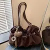 Ruien 2026 Nuevo Estilo Coreano Bolso de Hombro Único Bolso Tote Moda Simple Plisado Bolso Nube Gran Capacidad Moderno