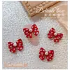 Aleación Joyería para Uñas Color Popular de Internet Lazo Joyería Pequeña Rosa Negro Mariposa Decoración para Uñas Accesorios
