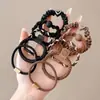 Goma de Pelo Simple de Alta Elasticidad para Atar el Cabello, Estilo Nuevo con Tacto Premium, Scrunchie con Letras, Accesorio para el Cabello de Goma Duradera