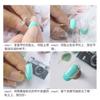 Plastilina multifuncional para decoración de uñas, Pieza de uña azul, Arcilla fija, Placa de color para decoración de uñas, Soporte para uñas, Arcilla repetible