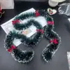 Decorações de Natal Decorações de Árvore de Natal Guirlanda de Fios de Natal Verde Escuro Floco de Neve de Fios Decorações de Feriado para Jardim de Infância