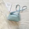 Bolsa Transversal Woven Dumpling Bag Nova Tendência 2026 Bolsa Almofada Versátil Simples Feminina Bolsa de Ombro para Lancheira